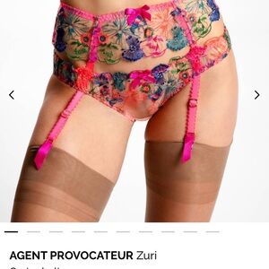 NWT Agent Provocateur Zuri suspenders/garter belt. AP size 5.